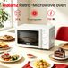 Galanz P4 kleine magnetronoven 20 liter 700 watt mechanische knop, 6 vermogensniveaus ontdooien voor appartement slaapzaal kantoor
