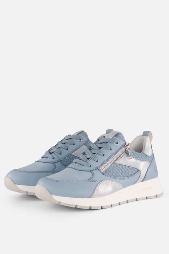 Remonte Dames Lage Sneakers D2G11 Blauw