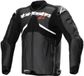 Alpinestars Atem V5 Leren Jas Zwart Wit