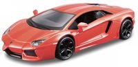 Bburago Lamborghini Aventador - Modelauto - Schaal 1:32 - Oranje Metalic