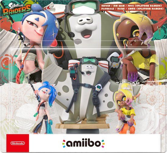 Nintendo Amiibo Splatoon Raiders - Shiver/Big Man/Frye (3-Pack)