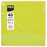 PRONAPPE SV623831I dinerservetten 40 stuks kiwigroen 380x380mm