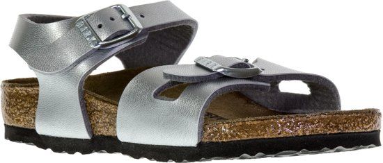 Birkenstock Rio Sandalen - Silver - Smal - Maat 32 - 4052001282950