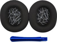 LITAGO SteelSeries Oorhappen en hoofdbandkussentjes van schuim voor SteelSeries Arctis 1, 3, 5, 7, 9, 9X Pro, wit