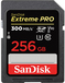 SanDisk Extreme PRO 256GB SDXC UHS-II Memory Card
