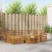 vidaXL - Hoek loungeset - 7-delig - Naturel - Polyester