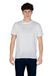 A|X Armani Exchange pour homme. XM002519AF10334U0009 T-shirt ajusté (S), Blanc, Décontracté, Coton, Manches courtes