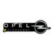 4R Quattroerre.it 3D-embleem, sticker voor Opel Motorsport, 38 x 90 mm (zwart)