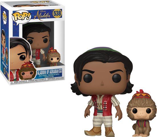 Funko Disney - Pop Vinyl 538: Aladdin Live - Aladdin W/ Abu