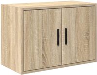 vidaXL Garagewandkast Sonoma eiken bewerkt hout