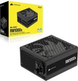 Corsair RM1000x alimentation, 1000W, série RMx, 80 PLUS Gold, entièrement modulaire, ATX 3.1, 12V-2x6