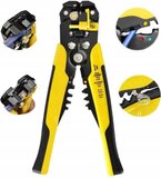 Ariko Automatische Striptang - Krimptang - Isoleertang - Draad Stripper - 20 cm - Geel/Zwart