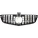 Mercedes-Benz Grille de voiture, installation avant, compatible avec les modèles de Classe C, noir
