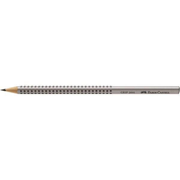 Faber-Castell GRIP 2001 HB Grafietpotlood - Grijs - 1 stuk