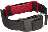 Oms 2'' Bande de sangle en nylon avec boucle en acier plastique pour bouteille de plongée noir