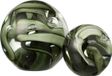 J-Line presse-papier Tornado Rond - glas - transparant/bruin - large
