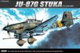 Academy Modelbouwpakket Vliegtuigen - 12450 Junkers Ju 87G-1 Stuka Tank Buster WWII - Avion à hélice allemand en plastique - 1:72 - Maquette