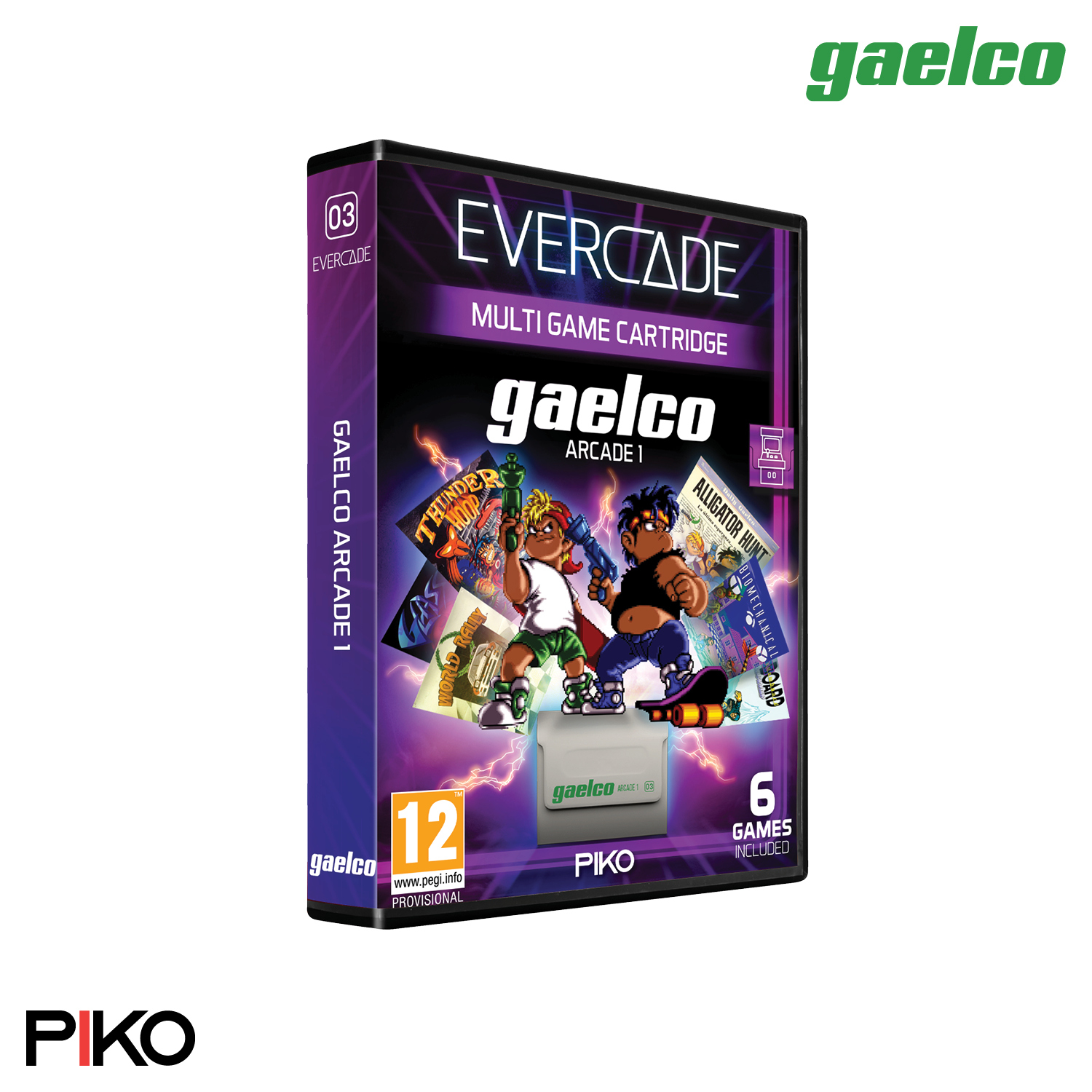 Evercade Gaelco Arcade Cartridge 1