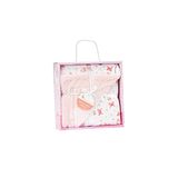 Parachutiist Babydeken met Roze Pompon