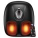 RENPHO Voetmassageapparaat met Warmtefunctie,Elektrisch Voetmassageapparaat | Draadloze afstandsbediening, 3D-kneden, rollen en luchtcompressie, 3 intensiteitsniveaus, cadeau voor dames en heren, zwart
