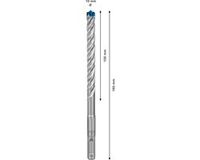 Bosch 2608900170 EXPERT Foret SDS plus-7X 10 pièces 10x100x165mm