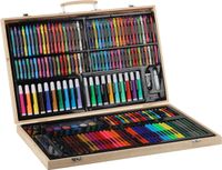 Artist Kunstschilderset in houten koffer - 180-delig