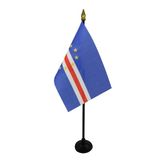 AZ FLAG Tafelvlag Kaapverdië 15x10 cm Polyester 100D Plastic Voet