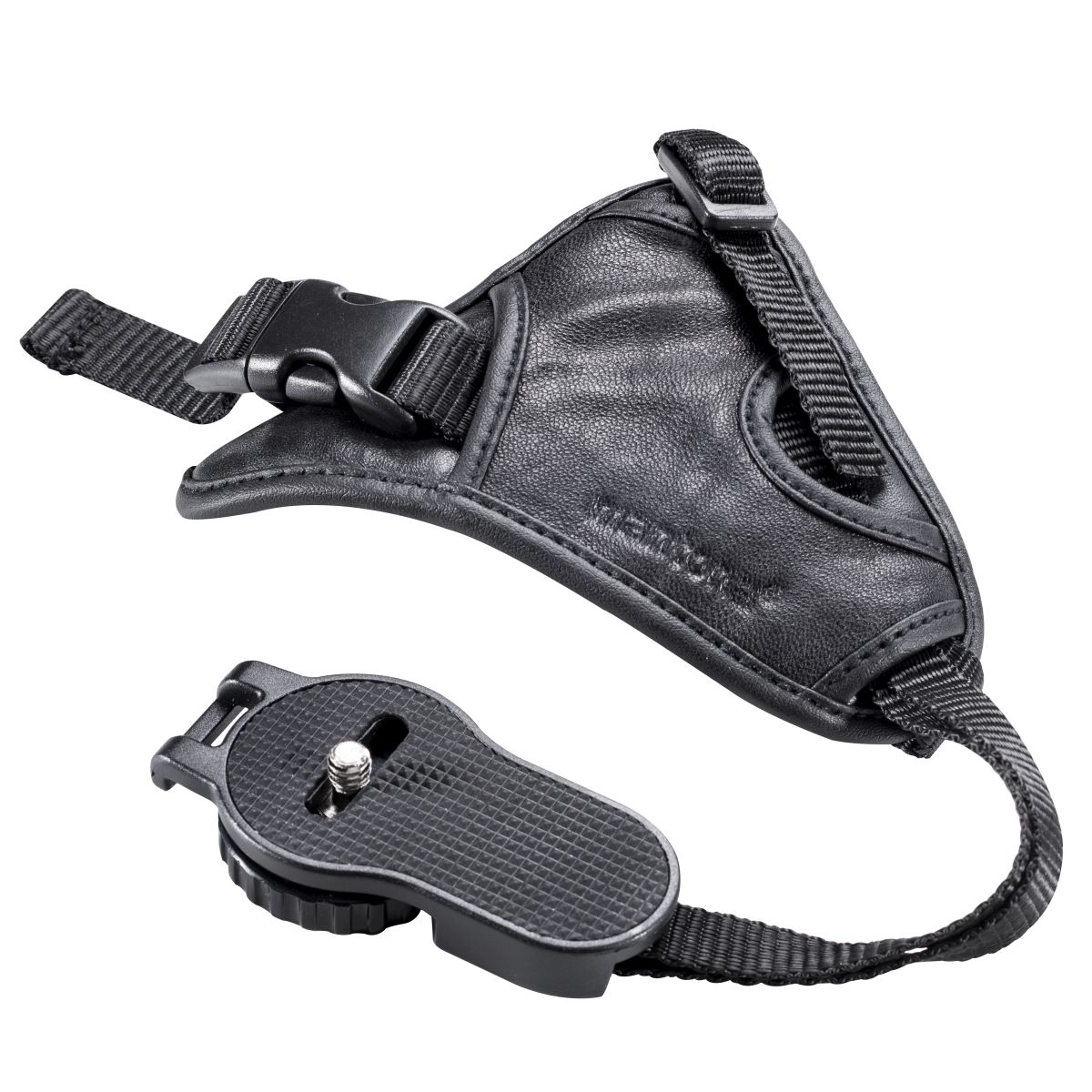 Mantona 18083 Camera Strap Leather Black