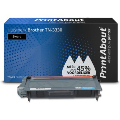 PrintAbout Huismerk Brother TN-3330 Toner Zwart | Compatibel