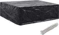 vidaXL Tuinmeubelhoes - Zwart - 250x210x90 cm