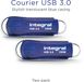 Integral 32GB USB 3.0 Flash Drive Courier Blue - 3 Pack