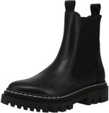 Tamaris Dames Chelsea Boot Leren Laarzen Enkellaars Vrouwen Leer Zwart