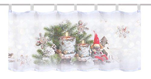 Home Fashion KERSTWICHTEL Cafehaus - Red - 45 x 120 cm