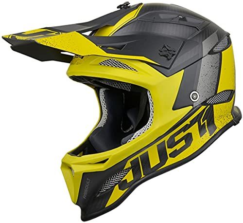 Just 1 Helmets Just1 Jdh Assault Yellow MIPS XXL Downhill/MTB/Enduro Unisex - volwassenen, geel