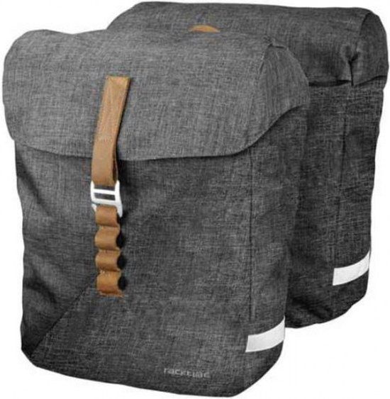 Racktime Heda Double Pannier - Black/Grey - 49L