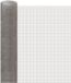 vidaXL Gaaswand 60 x 1000 cm, 3-laags, roestvrij staal 201, zilver