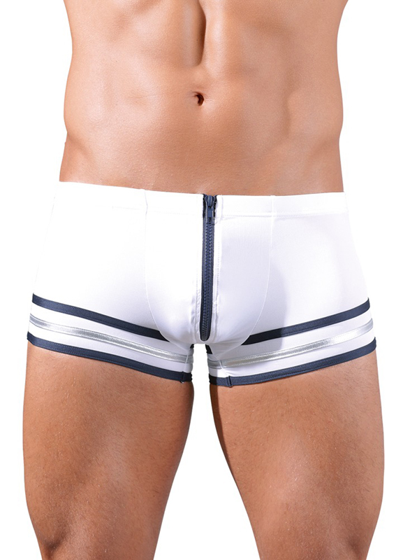 Svenjoyment Matrozen Boxer - Wit/Blauw XXL