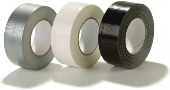 - Duct Tape - 50mm x 50m - Zwart