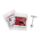 Index Fixing Systems EKHUEFTL pluggenset EasyKit | 2 kieppluggen met schroefhaken, voor gipsplaten | M4, belasting tot 25 kg, verzinkt, 2 stuks