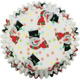 PME Mini Baking Cups Smiley Snowman pk/100