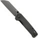 QSP Knife Penguin V2 QS130V2-A2 Blackwashed D2, Dark Brown Micarta, zakmes
