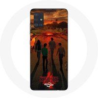Maniacase Etui voor Samsung Galaxy A51 5G Stranger Things Seizoen 4 Poster Art New Theory Crew
