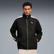 PUMA T7 geweven trainingsjack voor Heren, Zwart, Maat L