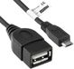 mumbi 23361 OTG Host Adapter Kabel Micro USB-stekker naar USB-aansluiting