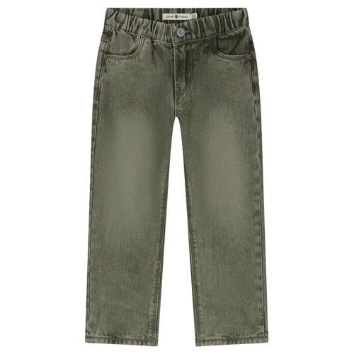 Stains&Stories loose fit casual broek - groen