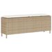 VidaXL Banc de jardin plastique, acier crème, blanc