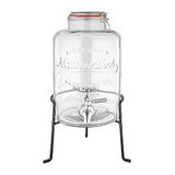 Olympia Nantucket Style Drinkdispenser met draadstandaard vat container