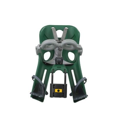 Bellelli Freccia Luxe fietsstoel Forest B-fix Framebevestiging Forest Green