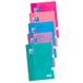 Oxford schrijfblok & schrift A4 80 vel Fuchsia, Zacht paars (mauve), Muntkleur, Roze, Turkoois