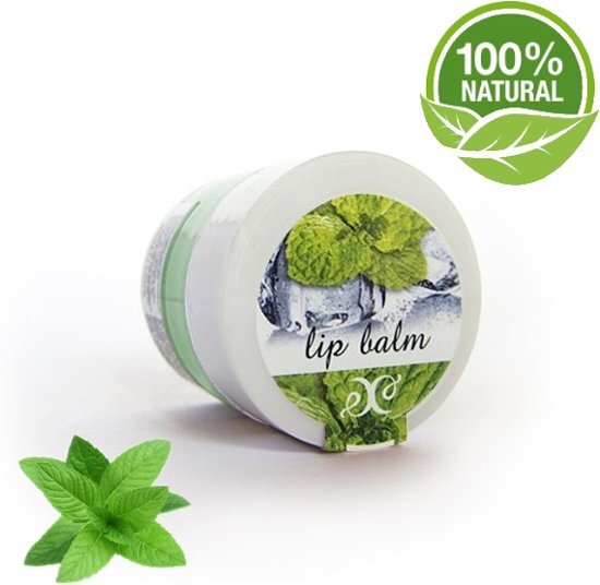 Hristina Lippenbalsem / Lipbalm Fresh Mint Tegen Droge Lippen 100% Natuurlijk - Gecertificeerd - 30ml